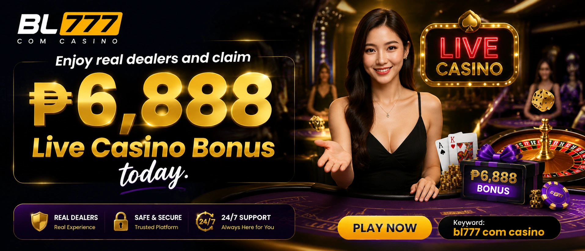 Live casino table selection visual