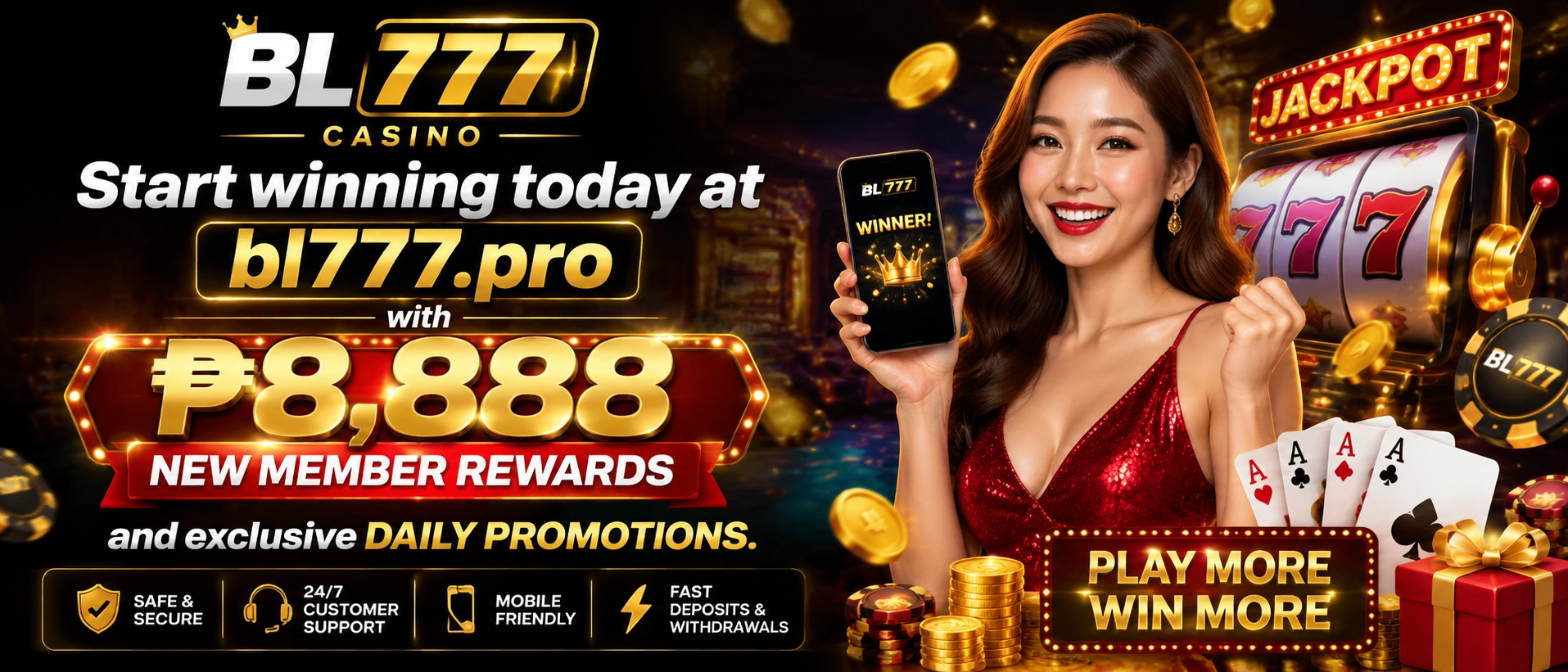 BL777 casino brand value section visual