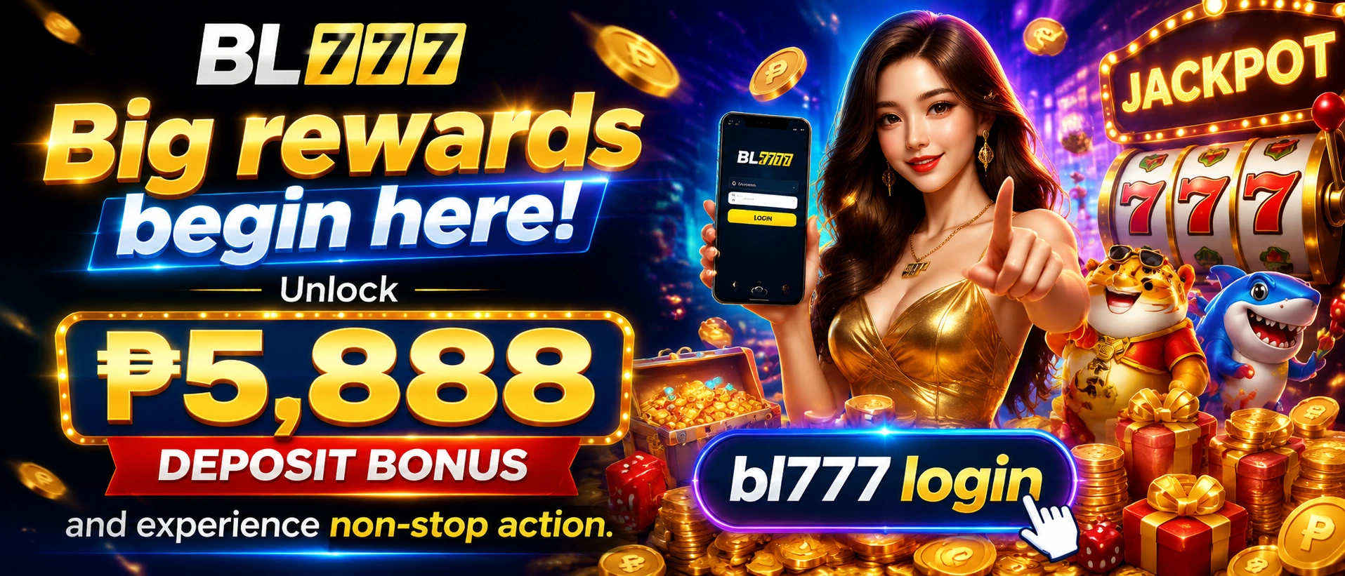 BL777 casino bonus and promotion visual