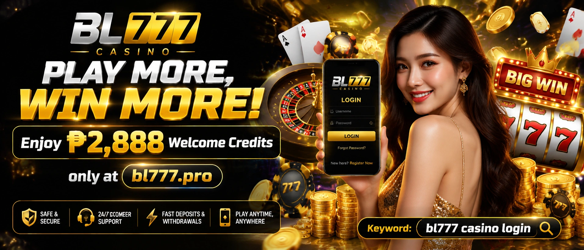 BL777 casino mobile gaming visual